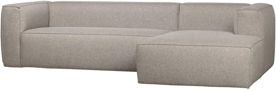 WOOOD Exclusive Bean Hoekbank Incl. Kussens Rechts Lichtgrijs 73x305x96 - Foto 5