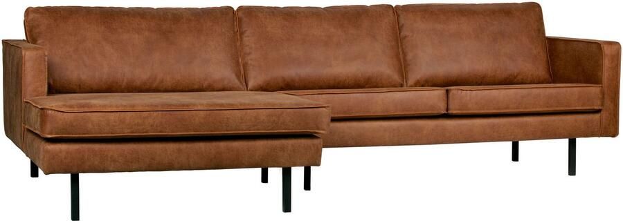 BePureHome Rodeo Chaise Longue Links Recycle Leer Cognac 85x300x86 - Foto 2