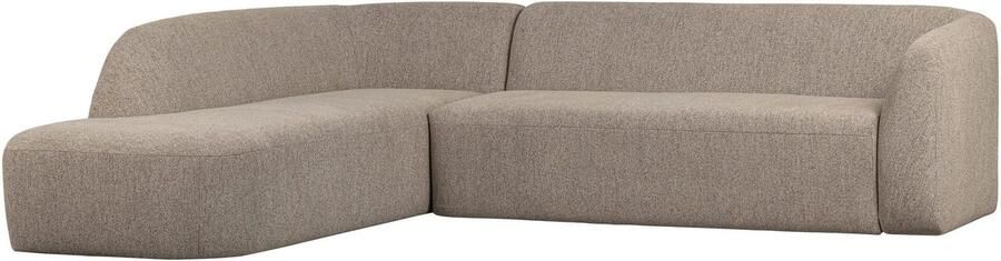 WOOOD Hoekbank Sloping gepolsterd met geweven chenille vrijstaand breedte 274 cm - Foto 8