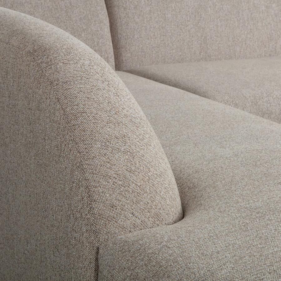 WOOOD Hoekbank Sloping gepolsterd met geweven chenille vrijstaand breedte 274 cm