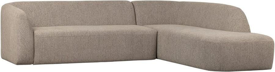 WOOOD Hoekbank Sloping gepolsterd met geweven chenille vrijstaand breedte 274 cm - Foto 8