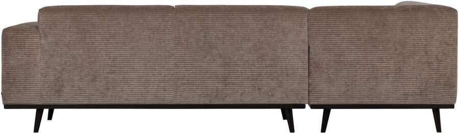 BePureHome Statement Hoekbank Links Rib Taupe 77x274x210 - Foto 4