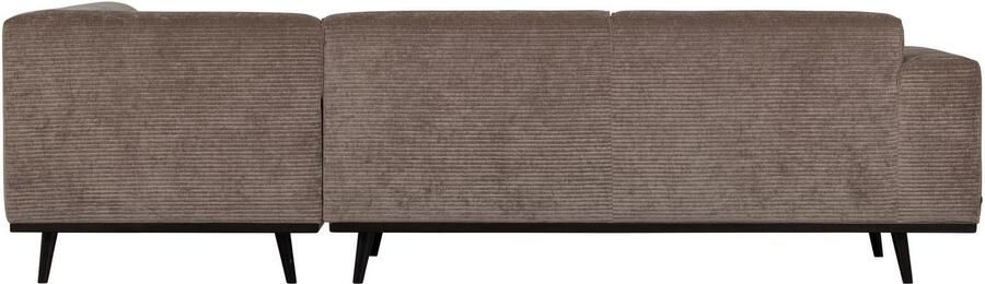 BePureHome Statement Hoekbank Rechts Rib Taupe 77x274x210 - Foto 5