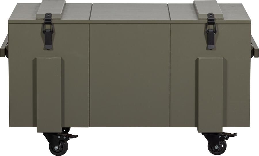 WOOOD Houten kist BOBBY met wielen breedte 100 cm - Foto 5