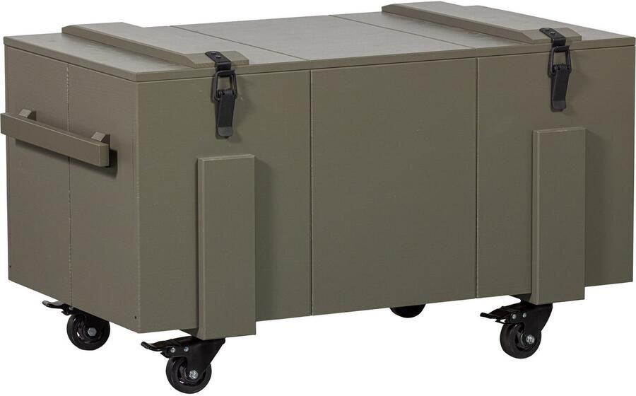 WOOOD Houten kist BOBBY met wielen breedte 100 cm - Foto 4