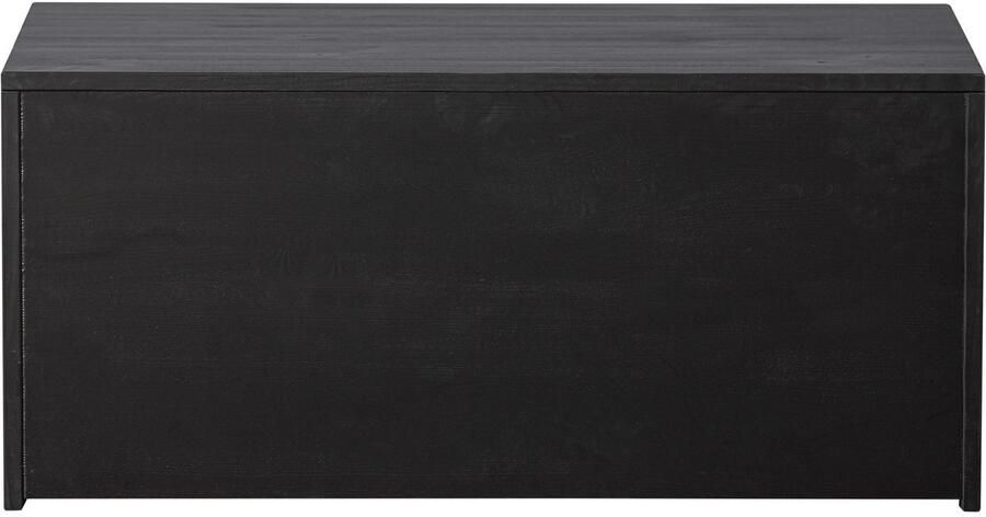 WOOOD Kistbank New Gravure bunkbank met grafische reliëfdeuren op wielen breedte 88 cm - Foto 5