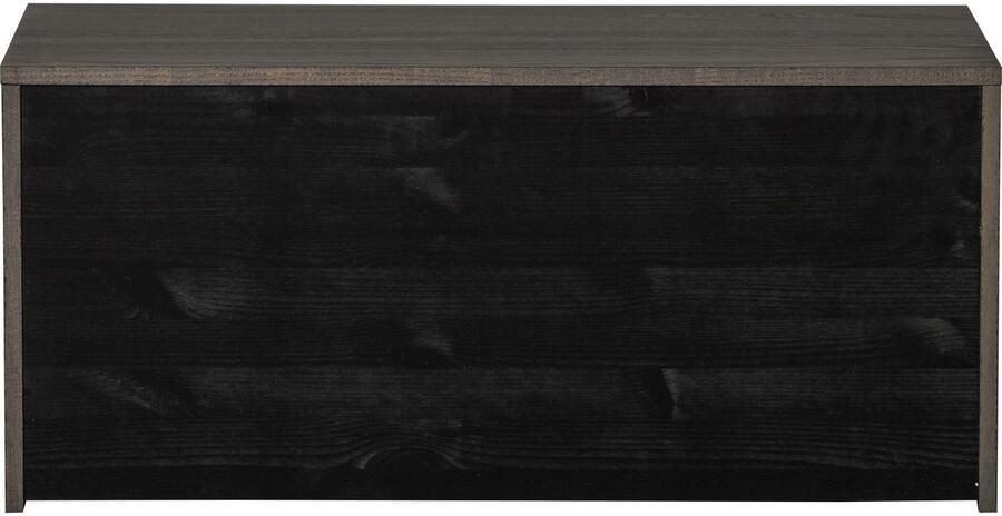 WOOOD Kistbank New Gravure bunkbank met grafische reliëfdeuren op wielen breedte 88 cm - Foto 4