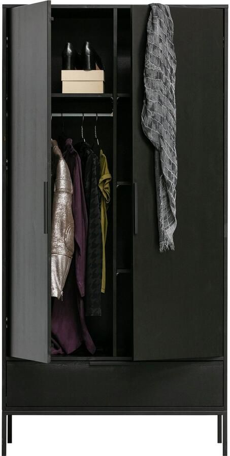 WOOOD Kledingkast Adam Multifunctionele kast met lade - Foto 7