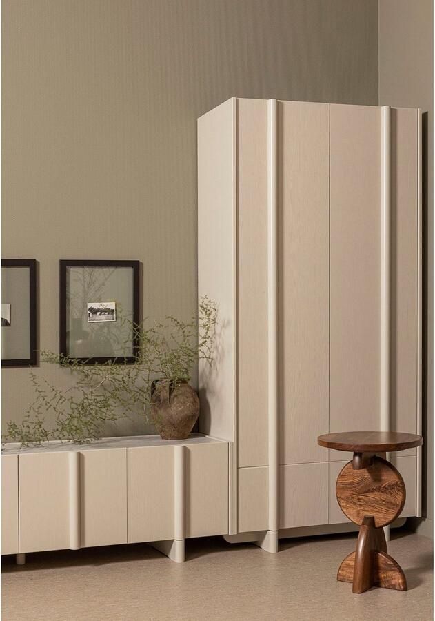 WOOOD Kledingkast BASU veel opbergruimte 2 deuren h 210 cm x b 101 cm - Foto 6