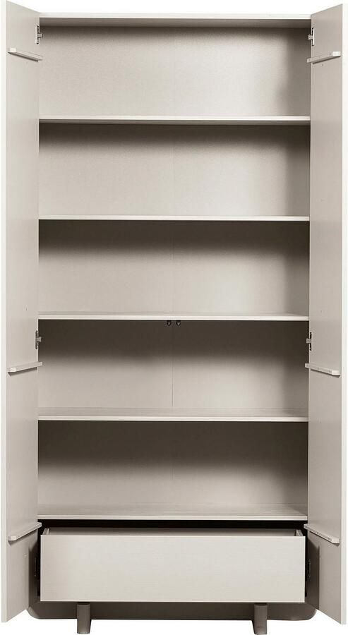 WOOOD Kledingkast BASU veel opbergruimte 2 deuren h 210 cm x b 101 cm - Foto 7