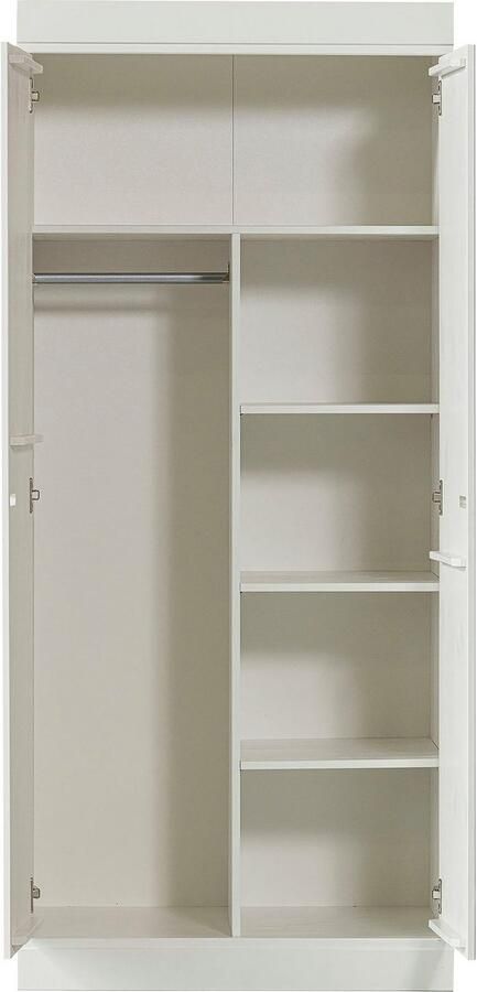 WOOOD Kledingkast Connect met twee deuren van dennenhout breedte 77 cm - Foto 7