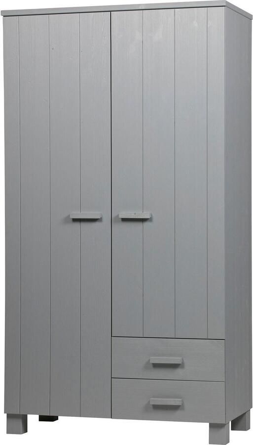 WOOOD Kledingkast Dennis met kledingstang veel opbergruimte b 111 cm x h 202 cm - Foto 6