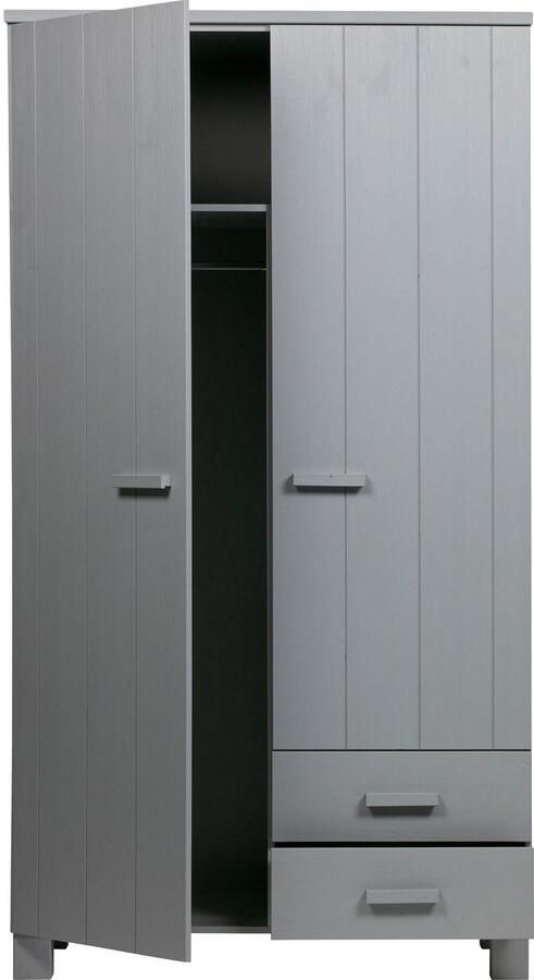 WOOOD Kledingkast Dennis met kledingstang veel opbergruimte b 111 cm x h 202 cm - Foto 8