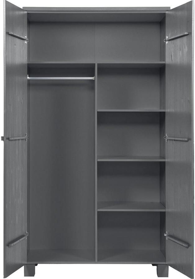 WOOOD Kledingkast Dennis met kledingstang veel opbergruimte b 111 cm x h 202 cm - Foto 4