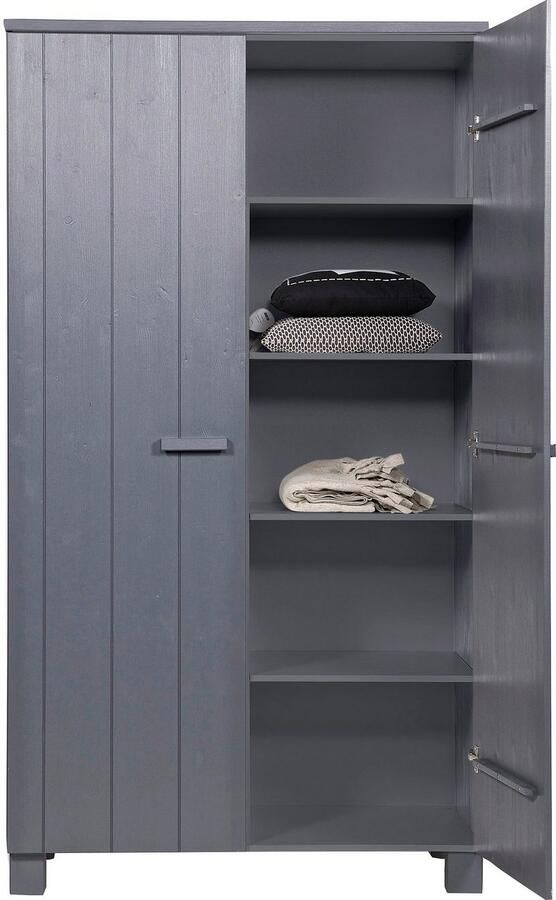 WOOOD Kledingkast Dennis met kledingstang veel opbergruimte b 111 cm x h 202 cm - Foto 6