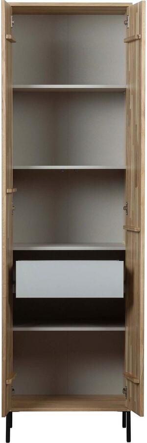 Woood Exclusive New Gravure Hoge Opbergkast B 60 cm Eiken Naturel - Foto 8