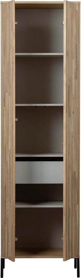 Woood Exclusive New Gravure Hoge Opbergkast B 60 cm Eiken Naturel - Foto 10