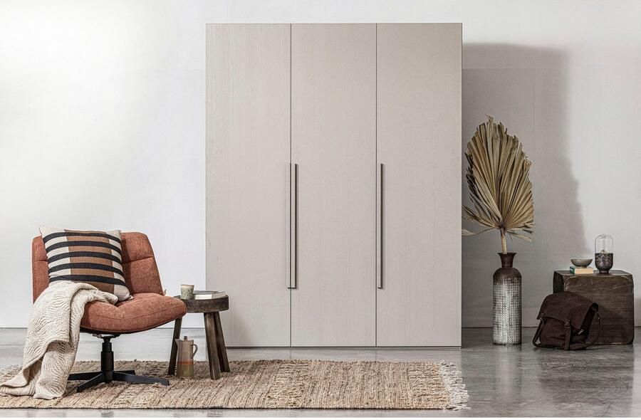 WOOOD Kledingkast Rens van notenhoutdecor veel opbergruimte hoogte 210 cm - Foto 6
