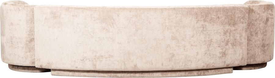 WOOOD Loungebank Combi-Popular: Bank + fauteuil met grof chenille gevoerd breedte 370 cm - Foto 2