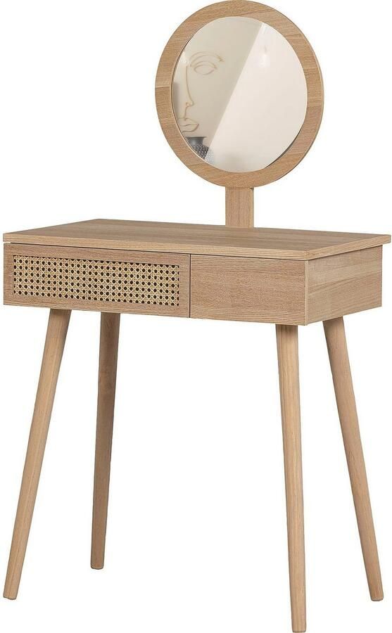 WOOOD Make-uptafel SOOF inclusief spiegel h 125 cm x b 70 cm - Foto 7