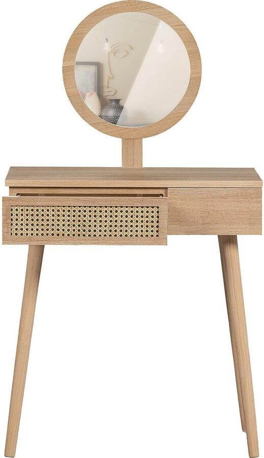 WOOOD Make-uptafel SOOF inclusief spiegel h 125 cm x b 70 cm - Foto 9