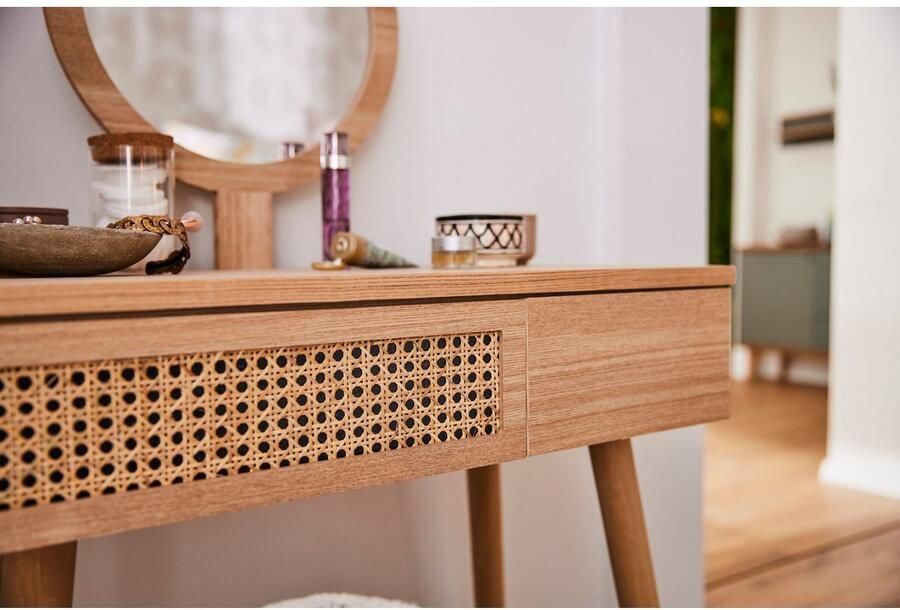 WOOOD Make-uptafel SOOF inclusief spiegel h 125 cm x b 70 cm - Foto 4