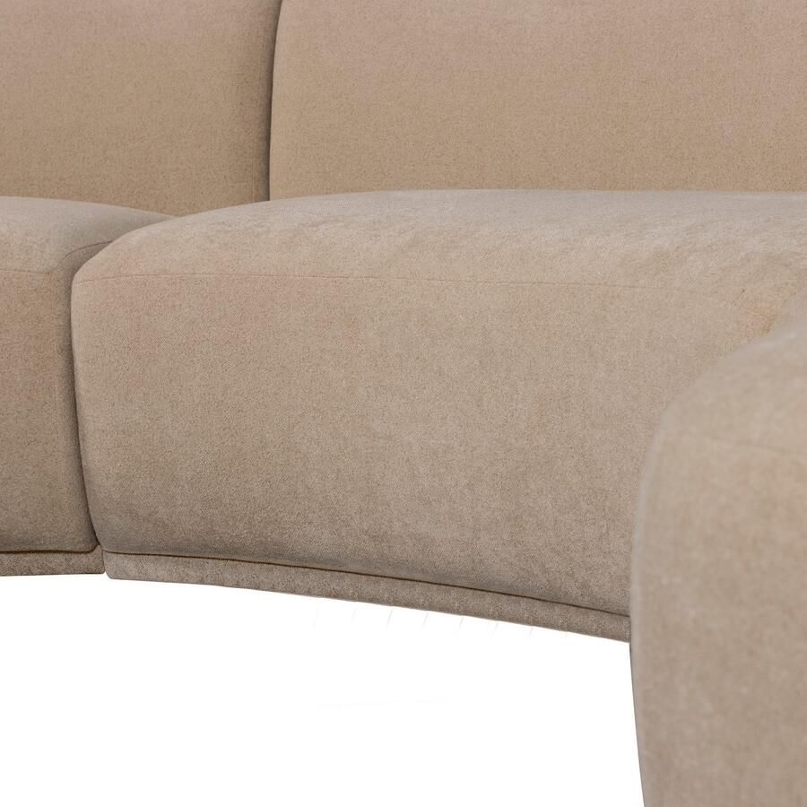 BASICLABEL Batavier Bank Polyester Naturel 75x336x180