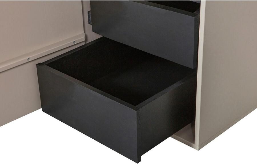 WOOOD Multifunctionele kast Daily garderobekast met push-to-open functie hoogte 200 cm breedte 50 of 100 cm - Foto 9