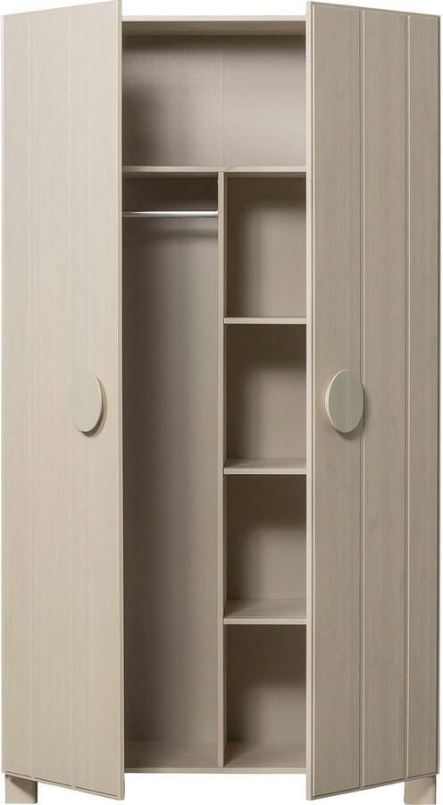 WOOOD Multifunctionele kast Noah Opbergkast Hal kast met kledingstang h 200 cm x b 110 cm - Foto 9