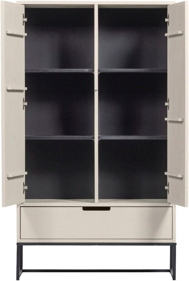 WOOOD Multifunctionele kast Silas twee deuren met lade h 149 cm x b 85 cm - Foto 4