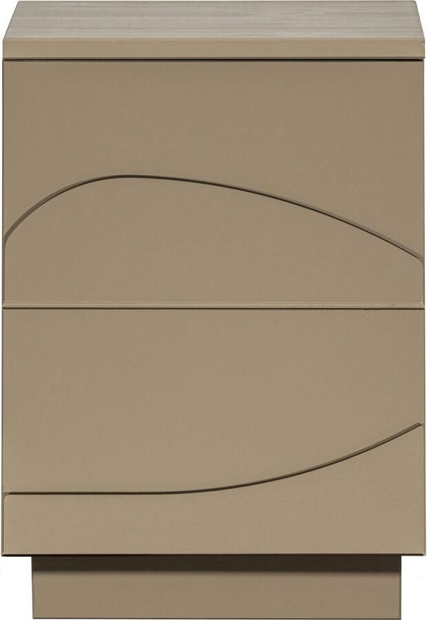 WOOOD Nachtkastje Teo 3d-effect belastbaar tot 15 kg push-to-open functie breedte 36 cm - Foto 6