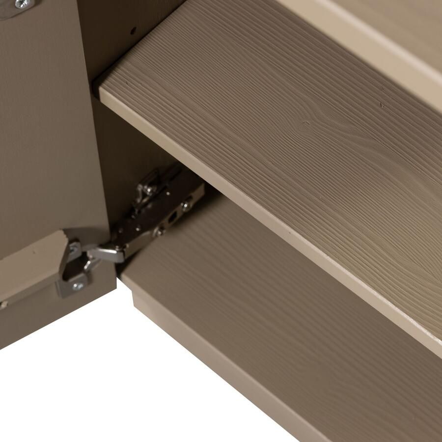 WOOOD Nachtkastje Teo 3d-effect belastbaar tot 15 kg push-to-open functie breedte 36 cm - Foto 2