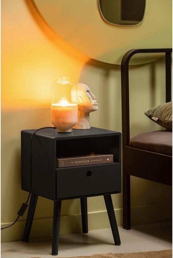 WOOOD Nachtkastje Vienna inclusief eenvoudige wandbevestiging h 53 cm x b 36 cm - Foto 7