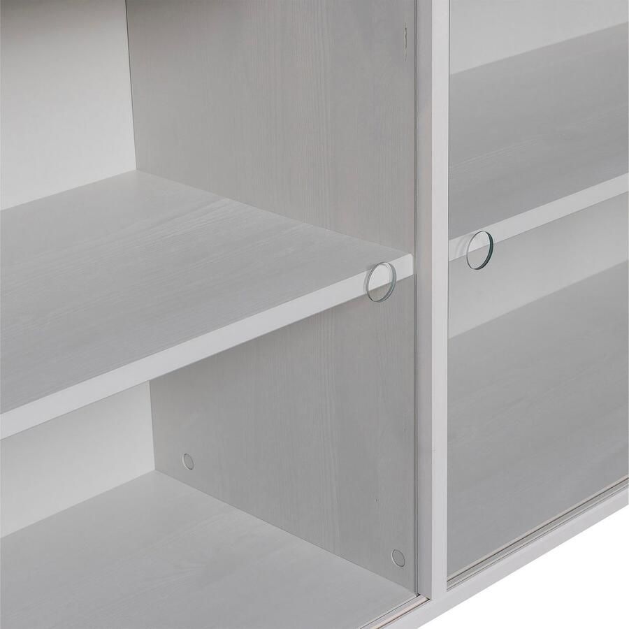 WOOOD Opzetkast Klink met doorzichtige schuifdeuren h 60 cm x b 200 cm - Foto 3