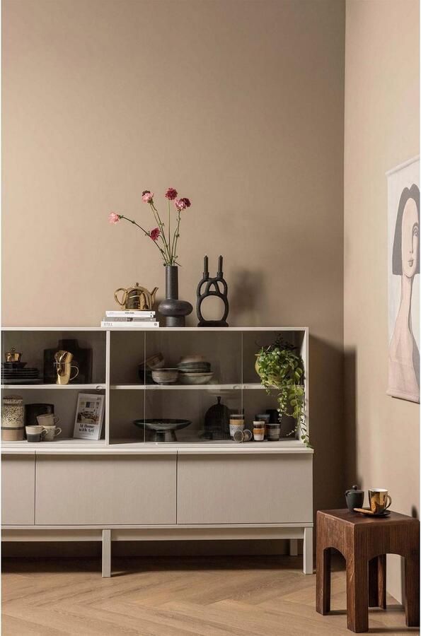 WOOOD Opzetkast Klink met doorzichtige schuifdeuren h 60 cm x b 200 cm - Foto 5