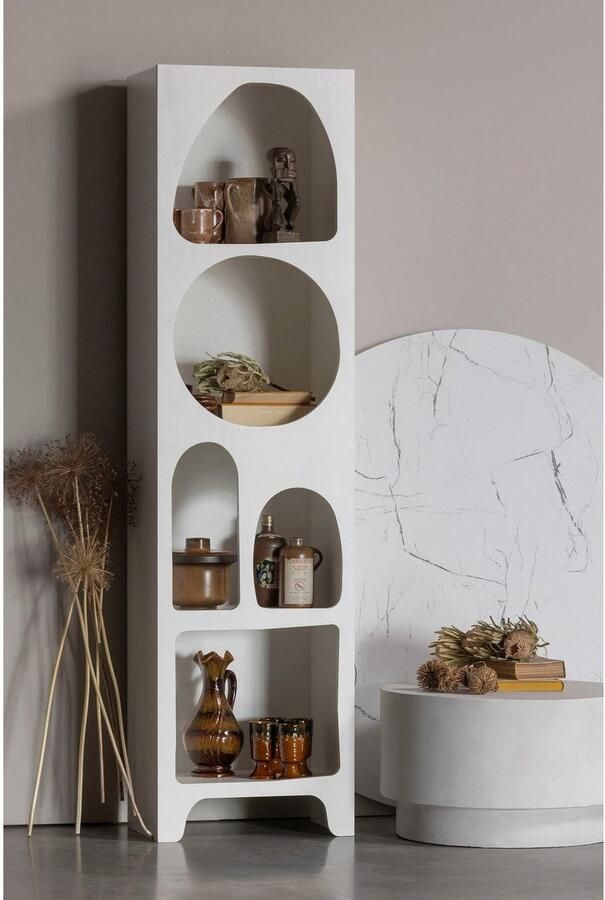 WOOOD Rek Caz met moderne vakken h 180 cm x b 48 cm - Foto 3