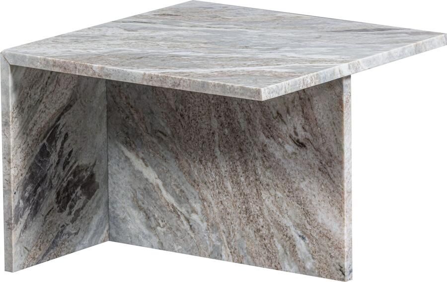 WOOOD Salontafel Xhail met een royale tafelblad van marmer h 35 cm x b 50 cm - Foto 12