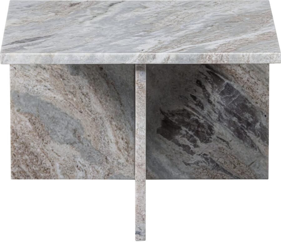 WOOOD Salontafel Xhail met een royale tafelblad van marmer h 35 cm x b 50 cm - Foto 7