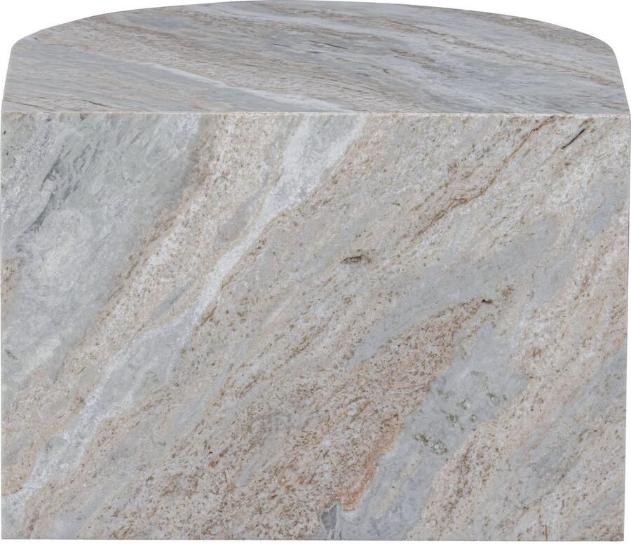 WOOOD Salontafel Xhail met een royale tafelblad van marmer h 35 cm x b 50 cm - Foto 6