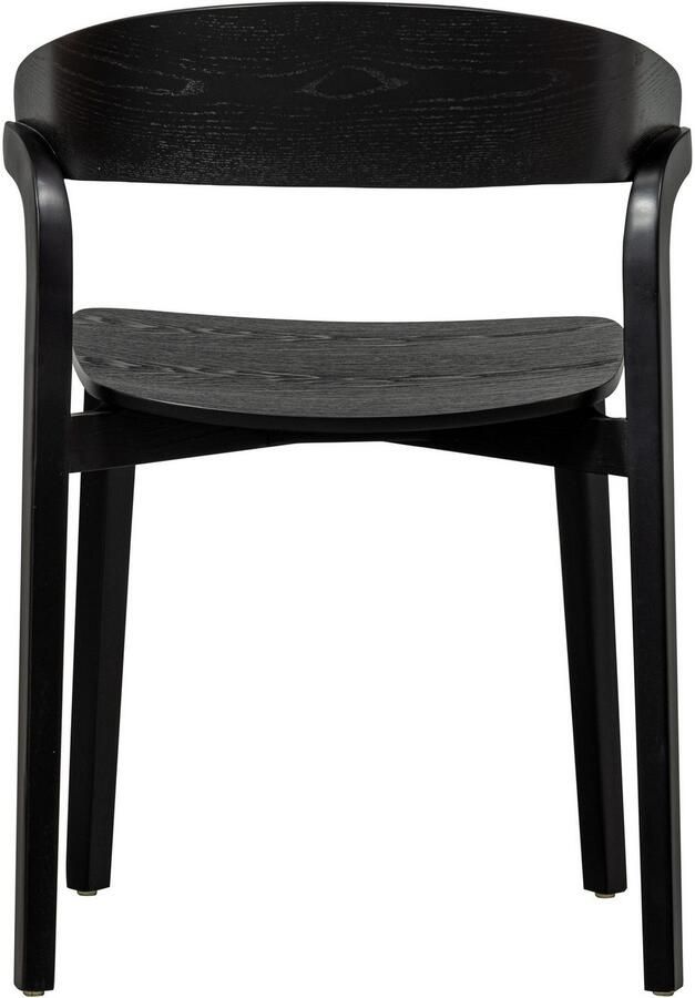 WOOOD Stoel Cras Eetkamerstoel van essenhoutfineer (set 2 stuks) - Foto 3