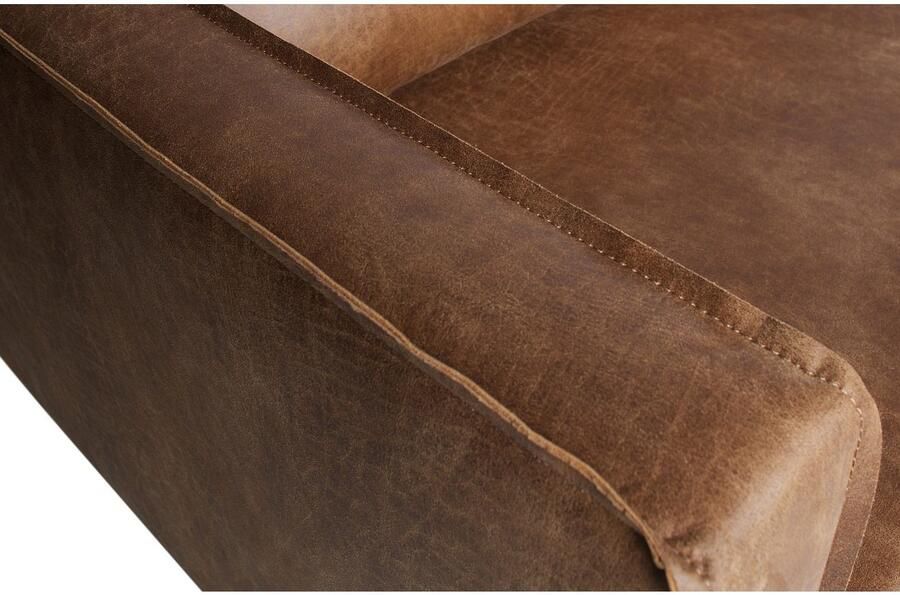 BePureHome Rodeo Fauteuil Recycle Leer Cognac 85x105x86 - Foto 4