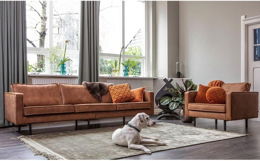 BePureHome Rodeo Fauteuil Recycle Leer Cognac 85x105x86 - Foto 6