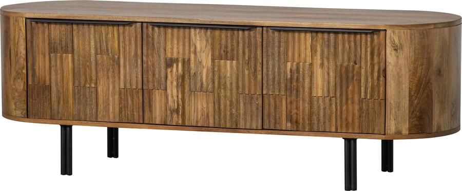 WOOOD Tv-meubel Effortless TV-dressoir Commode met drie deuren en twee opbergvakken H 50 cm x B 147 cm - Foto 8