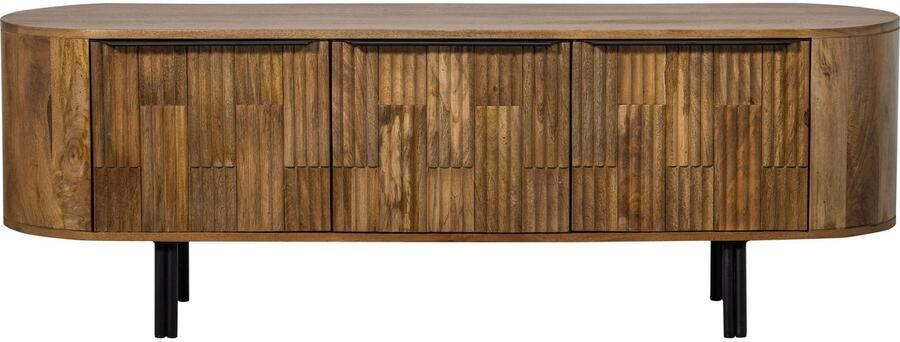 WOOOD Tv-meubel Effortless TV-dressoir Commode met drie deuren en twee opbergvakken H 50 cm x B 147 cm - Foto 5