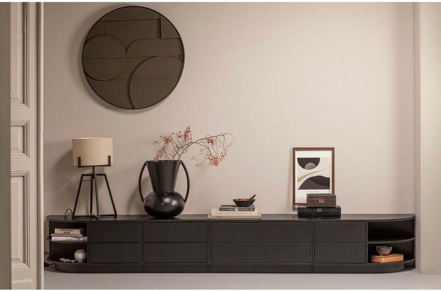 WOOOD Tv-meubel Finca commode met afgerond afsluitend rek met modern push-to-open systeem breedte 78 cm - Foto 16