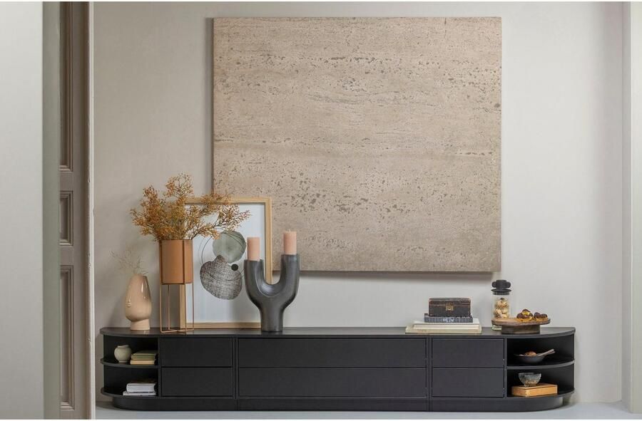 WOOOD Tv-meubel Finca commode met afgerond afsluitend rek met modern push-to-open systeem breedte 78 cm - Foto 17