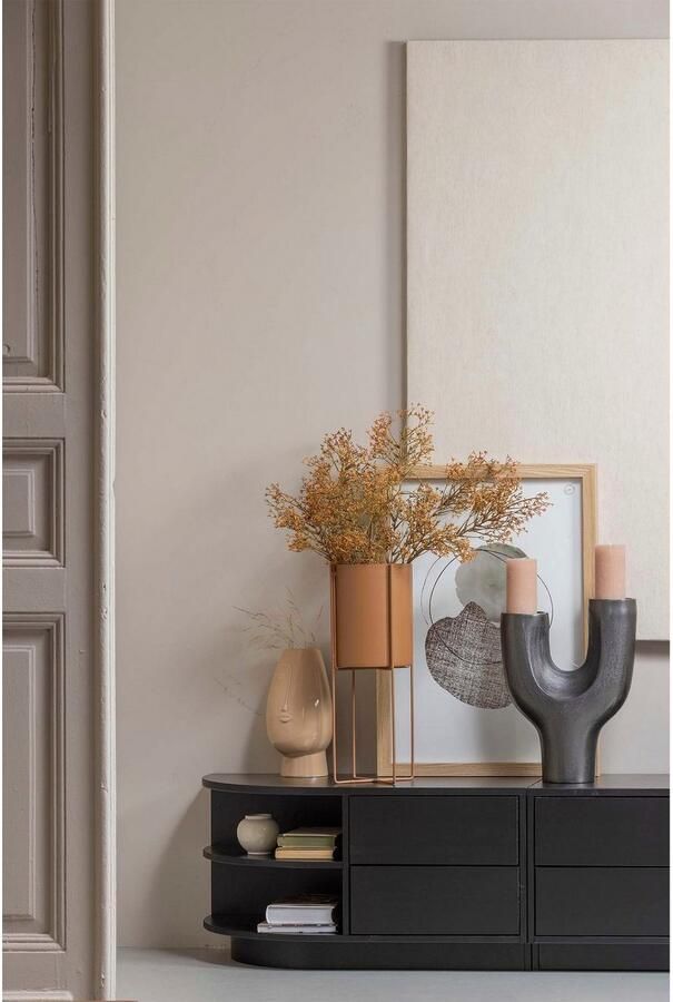 WOOOD Tv-meubel Finca commode met afgerond afsluitend rek met modern push-to-open systeem breedte 78 cm - Foto 14