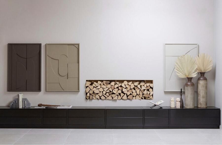 WOOOD Tv-meubel Finca TV-commode breedte 50 cm of 100 cm met 2 lades incl. moderne push-to-open functie - Foto 4