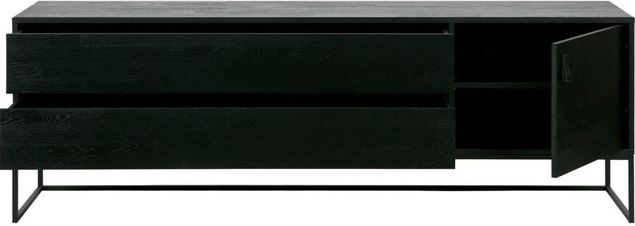 WOOOD Tv-meubel Silas TV-board Commode 2 lades en 1 deur veel opbergruimte breedte 120 of 180 cm - Foto 11