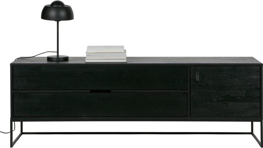 WOOOD Tv-meubel Silas TV-board Commode 2 lades en 1 deur veel opbergruimte breedte 120 of 180 cm - Foto 9